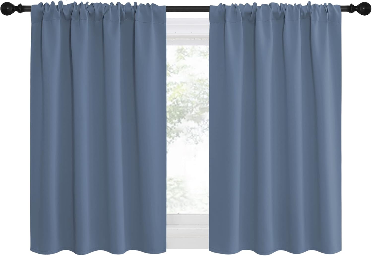 NICETOWN RV Blackout Curtains for Camper Windows, Short Blackout Curtains & Drapes, Thermal Insulated Blackout Curtain Panels for Kids…
