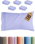 Standard Pillow Cases Set of 10 - Ultra Soft Hotel Quality Pillowcase Covers - Comfy & Wrinkle Free - Shrink & Fade Resistant - Machine…