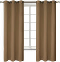 BGment Blackout Curtains for Living Room - Grommet Thermal Insulated Room Darkening Curtains for Bedroom, 2 Panels of 42 x 63 Inch, Taupe 6…
