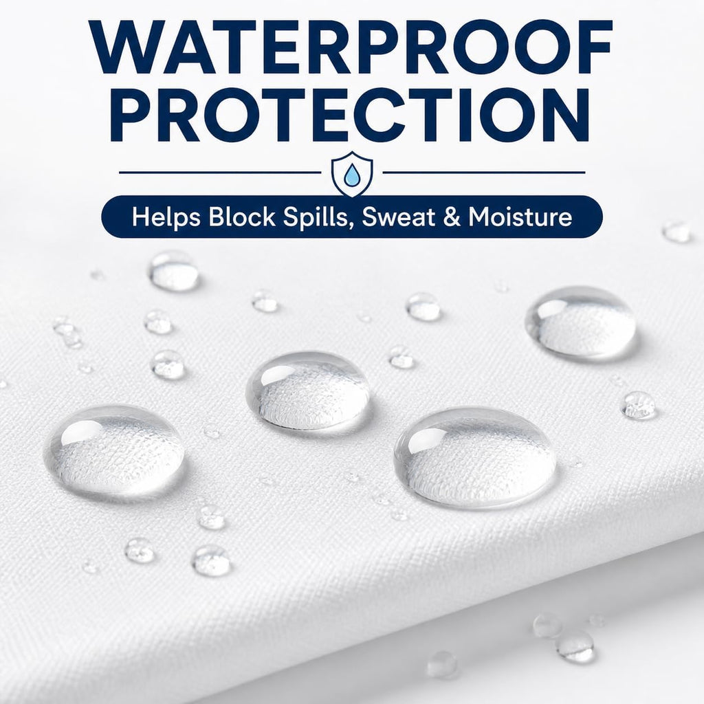 4 Pack Waterproof Pillow Protectors PEVA Zippered Standard Queen 20x30 Covers Dependable Industries