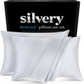Silvery RestcoolTM Silver Infused Cooling Pillowcase Set - 2 Pack Self-Cooling Pillowcases with Silvery TechnologyTM for Hot Sleepers &…