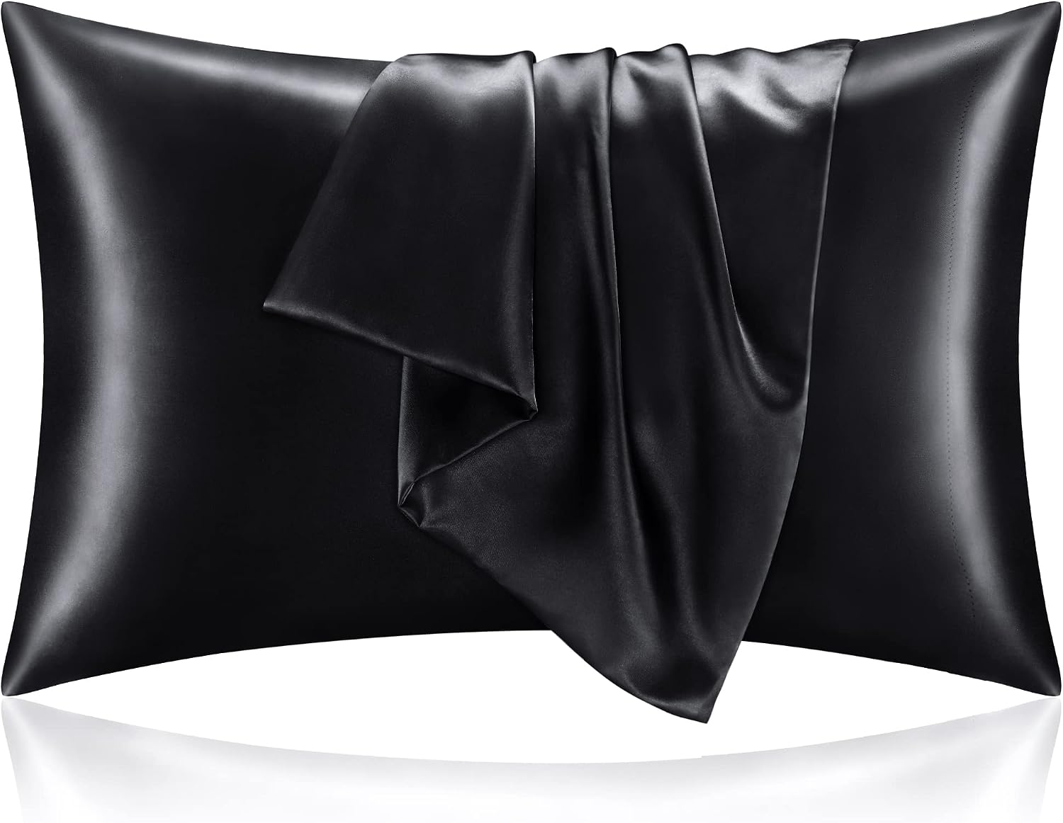 Bedelite Satin Pillowcase for Hair and Skin, Super Soft and Cooling Similar to Silk Pillow Cases 2 Pack with Envelope Closure, Gift for Wom…