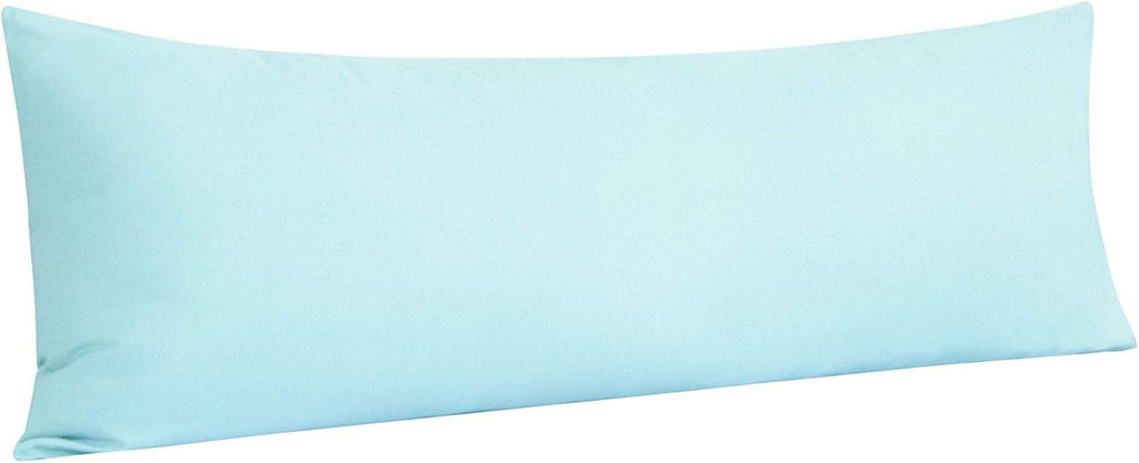 Ntbay Body Pillowcase - Brushed Microfiber 20x54 Pillowcase - Soft, Wrinkle-Free, Fade-Resistant, Stain-Resistant, Aqua Body Pillow Cover w…
