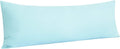 Ntbay Body Pillowcase - Brushed Microfiber 20x54 Pillowcase - Soft, Wrinkle-Free, Fade-Resistant, Stain-Resistant, Aqua Body Pillow Cover w…
