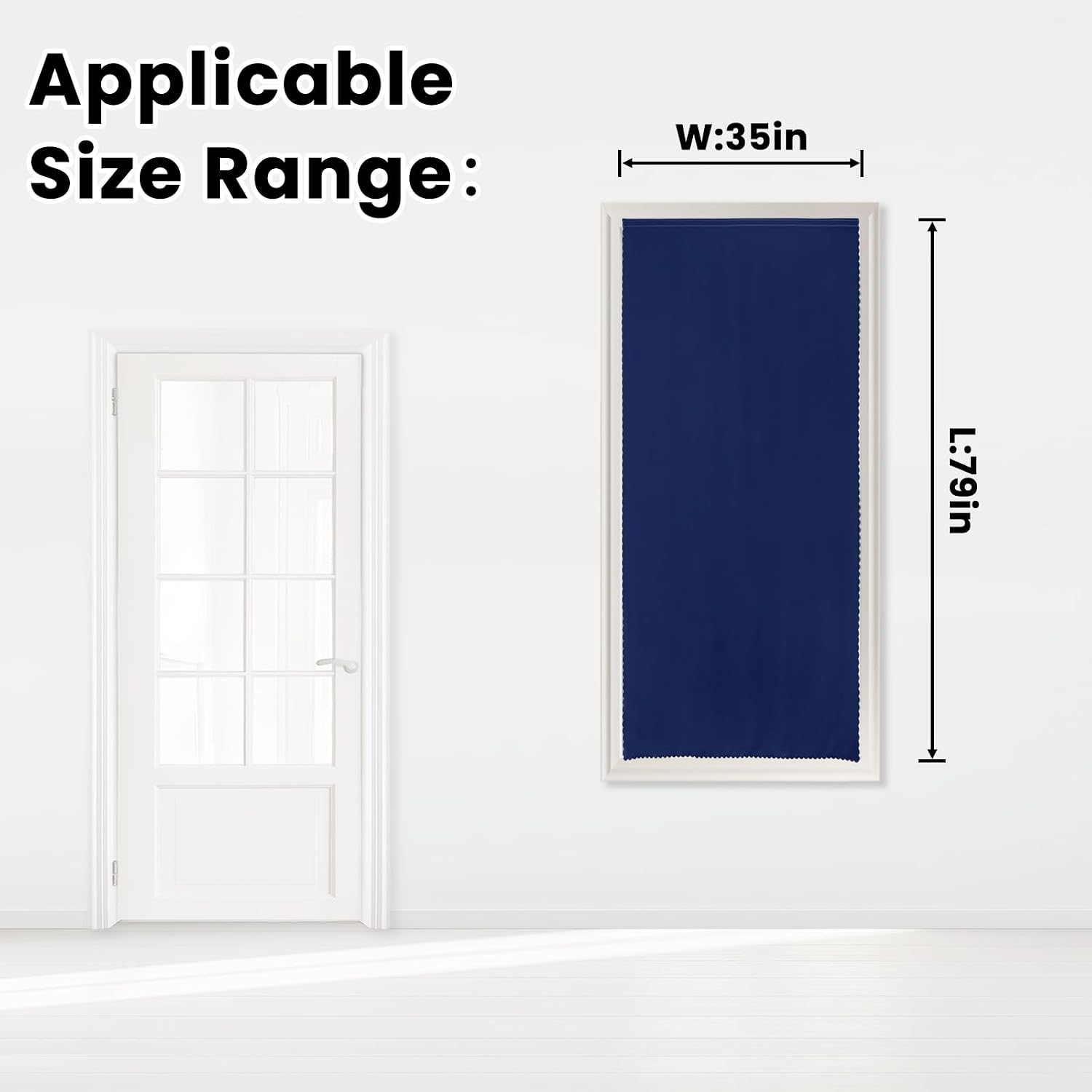 Self Adhesive Portable Blackout Curtains for Bedroom Easy to Install Window Thermal Lnsulated Kitchen Room Darkening Small Window…