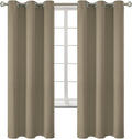 BGment Room Darkening Curtains 72 Inches Long - Grommet Thermal Insulated Drapes Window Treatment Curtains for Bedroom, 2 Panels, 42 x 72 I…