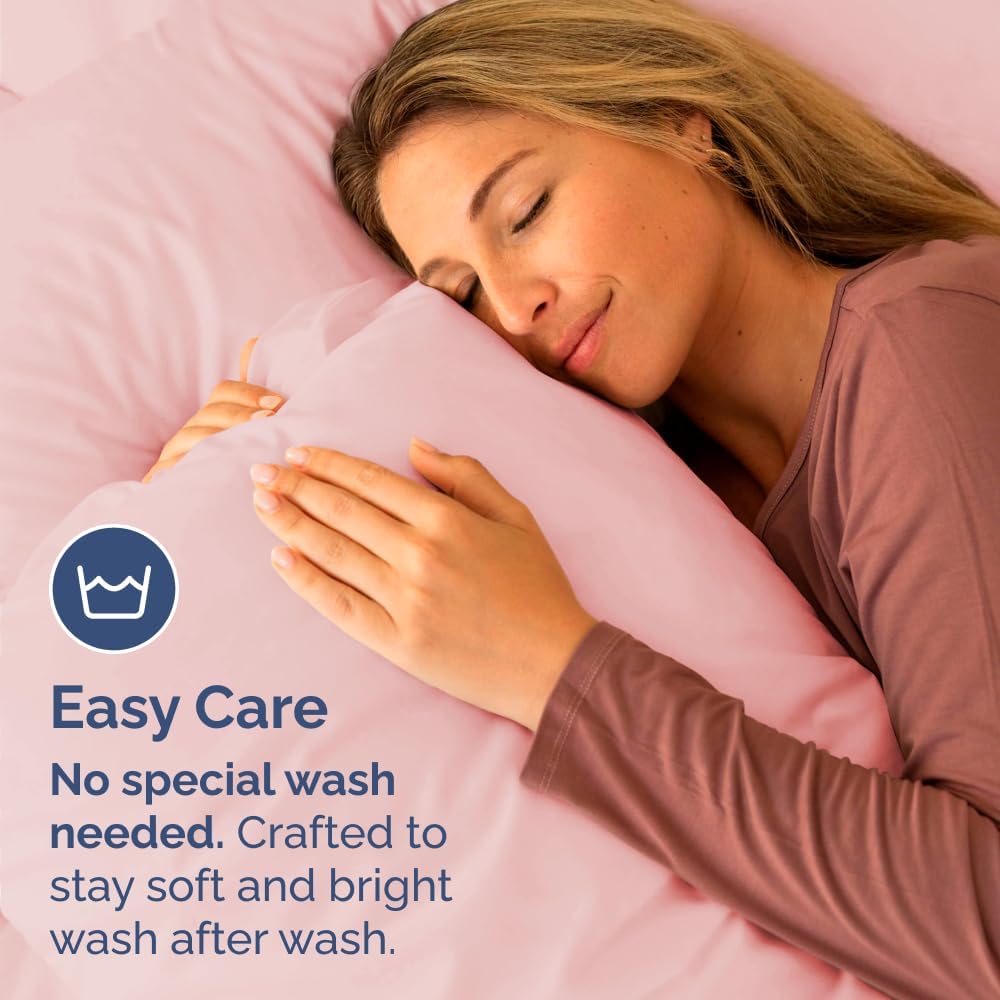 Standard Pillow Cases Set of 2 - Ultra-Soft Hotel Quality Pillowcase Covers - Comfy & Wrinkle Free - Stain and Fade Resistant - Machine…