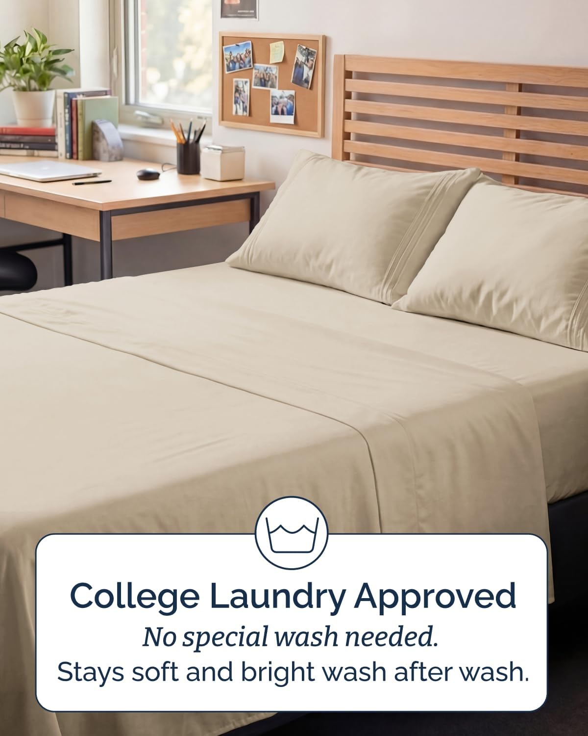 CGKUnlimited Full XL Bed Sheet - 4 Piece Full XL Bed Sheets Set - Ultra-Soft, Comfy, Breathable & Cooling - Hotel Luxury Bedding for Women…