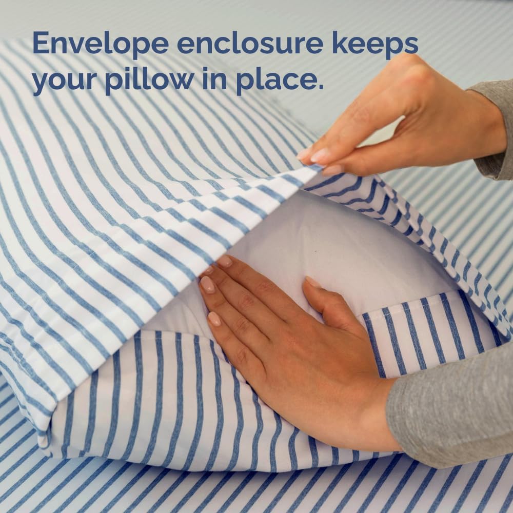 Body Pillowcases Set of 2-20x54 Long Body Pillow Case - Soft Body Pillow Cover for Sleeping & Side Sleepers - Comfy, Wrinkle & Fade Free…