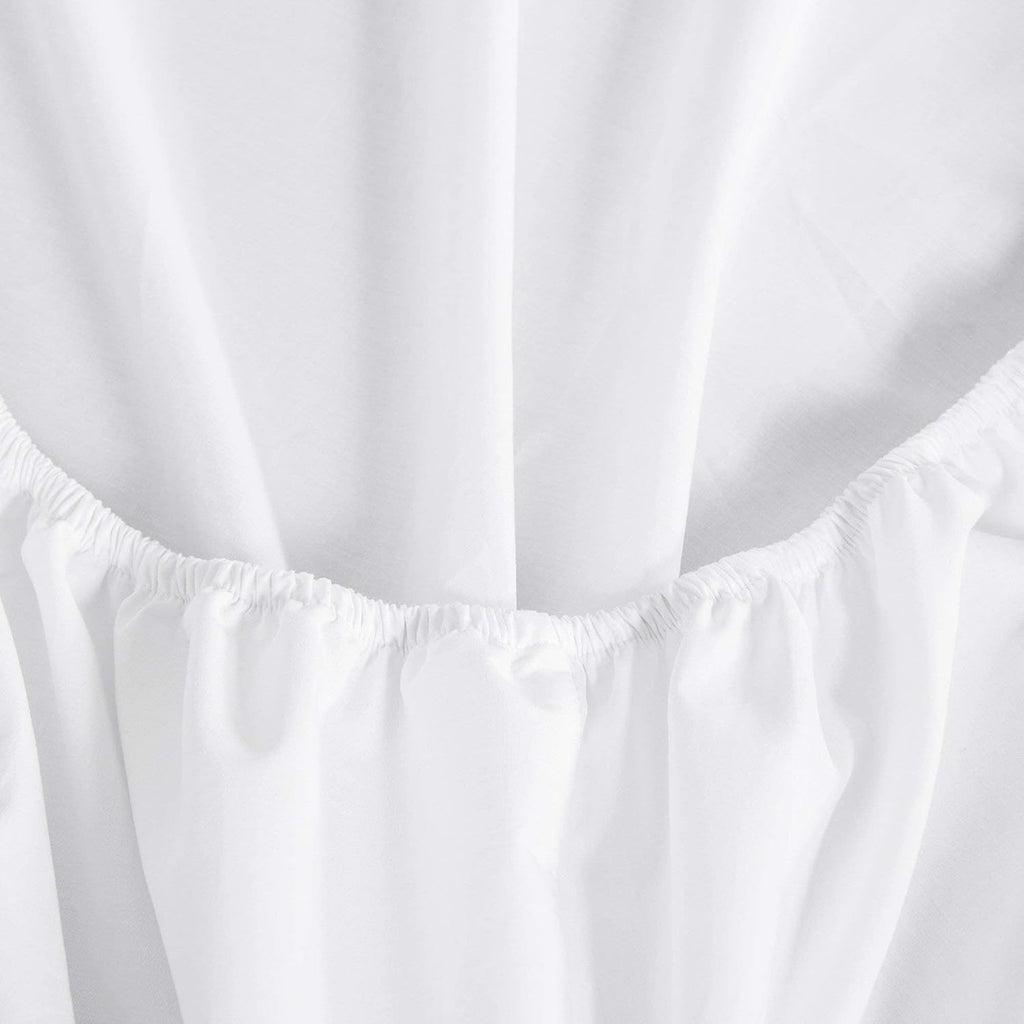 H by Frette Percale H Bed Bundle (California King) - Luxury All-White Bedding Bundle/Includes Pillowcases, Top Sheet, Fitted Sheet, Duvet…