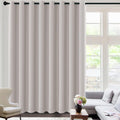 H.VERSAILTEX Blackout Curtains for Sliding Glass Door Room Divider Curtains Noise Reduce Barrier Curtain Panel Portable Window…