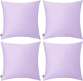 Thmyo 4-Pack 100% Cotton Comfortable Solid Decorative Throw Pillow Case Square Cushion Cover Pillowcase Sublimation Blank Pillow Covers DIY…