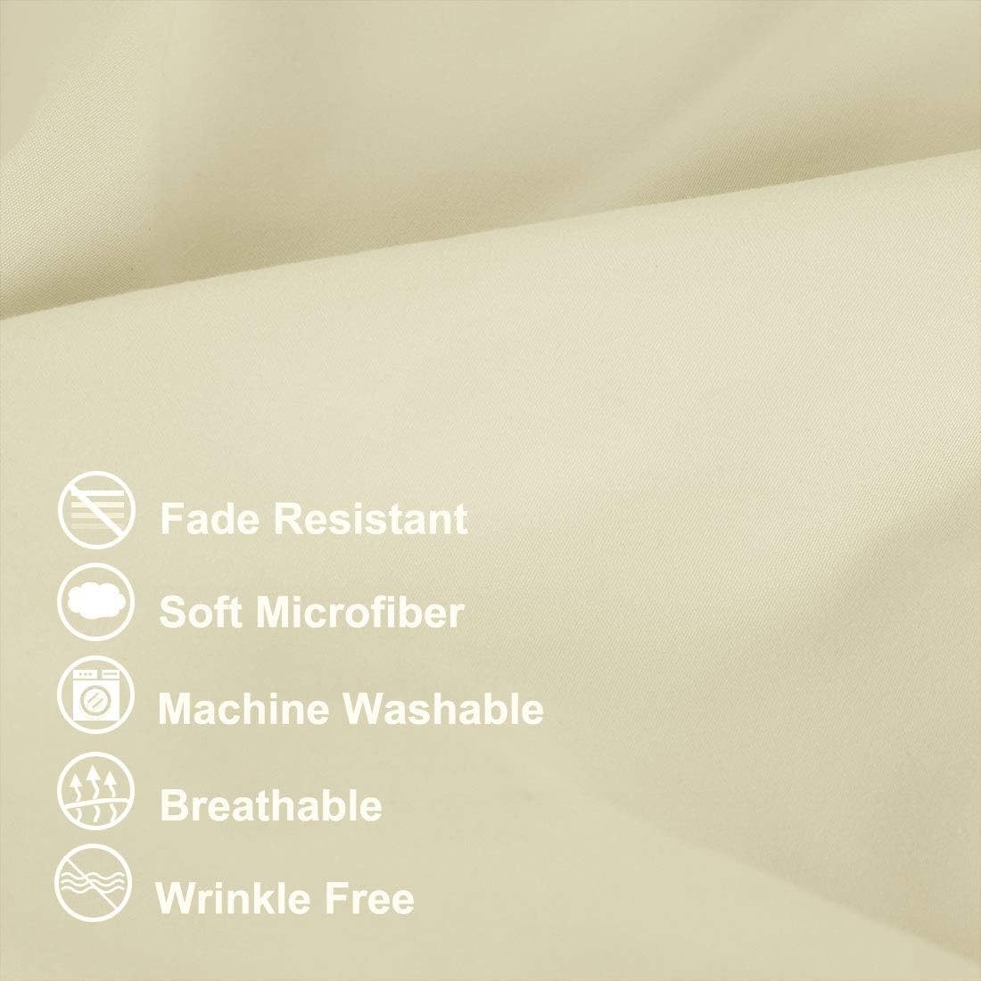 uxcell 100% Microfiber Body Pillow Cover | 1800 Thread Count Pillowcase | Soft Pillow Case with Envelope Closure | 90 GSM Ployester | No Wr…