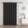 CUCRAF Custom Dark Grey Blackout Curtains 1 Panel Set, Thermal Insulated Grommet Room Darkening Curtain for Living Room Bedroom, Light…