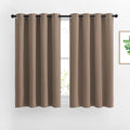 Nicetown Insulated Blackout Curtains and Drapes - Microfiber Energy Saving Thermal Insulated Solid Grommet Blackout Draperies for Kitchen (…
