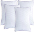 Molclcuy Bed Pillows Queen Size Set of 4, Hotel Collection Pillow for Side and Back Sleepers, Super Soft Down Alternative Microfiber Filled 4…