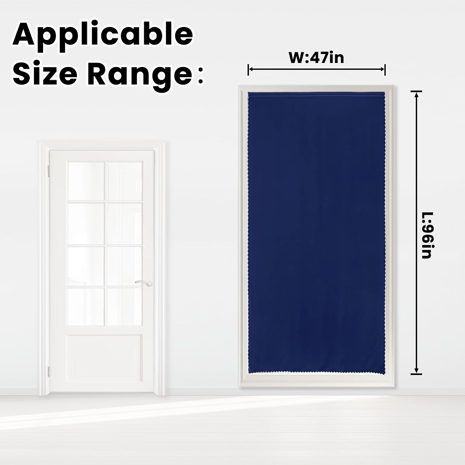 Self Adhesive Portable Blackout Curtains for Bedroom Easy to Install Window Thermal Lnsulated Kitchen Room Darkening Small Window…