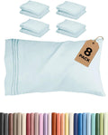 King Standard Pillow Cases Set of 8 - Ultra Soft Hotel Quality Pillowcase Covers - Comfy & Wrinkle Free - Shrink & Fade Resistant…