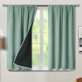 BGment Blackout Curtains for Bedroom 54 Inch Length, Rod Pocket 100% Blackout Curtains with Thermal Liner Darkening Curtains for Living…