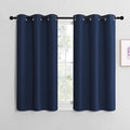 NICETOWN Blackout Draperies Curtains, All Season Thermal Insulated Solid Grommet Top Blackout Curtains/Drapes for Kid's Room (Navy, 1…