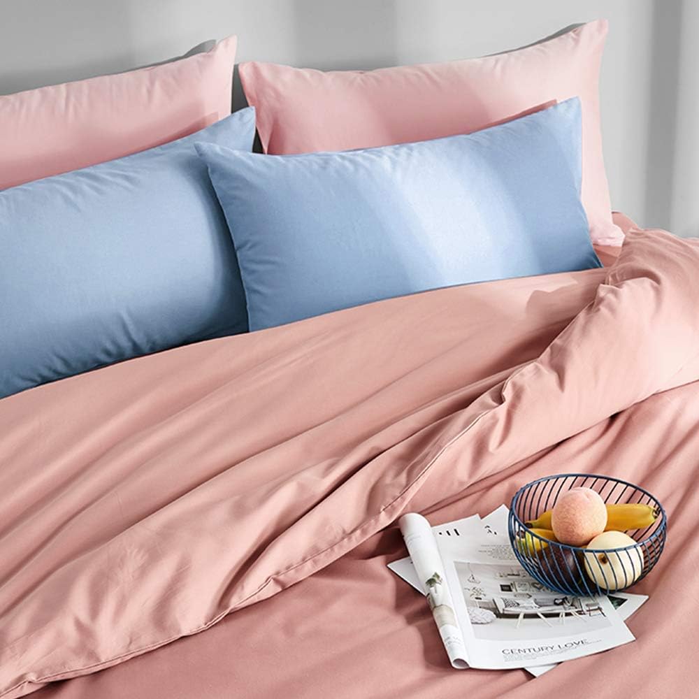 FLXXIE King Pillow Cases Set of 2, Soft Microfiber Pillow Covers with Envelope Closure, Wrinkle, Fade and Stain Resistant Pillowcases…