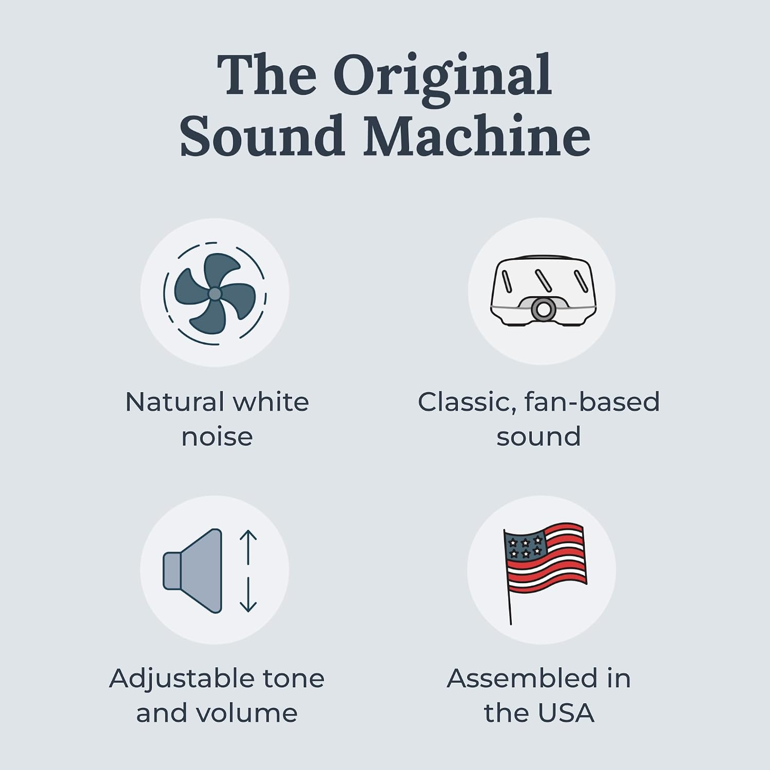 Yogasleep Dohm (White/Gray) The Original White Noise Machine, Relaxing Natural Sound from a Real Fan, & Noise Cancelling for Adul…