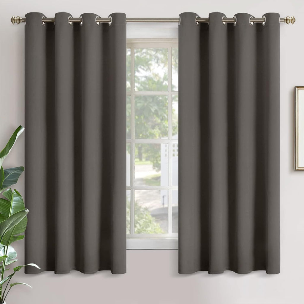 YoungsTex Blackout Curtains for Bedroom - Thermal Insulated with Grommet Top Room Darkening Noise Reducing Curtains for Living Room, 2 Pane…