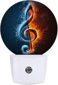 Music Note Night Light Plug-in Sleep Lamp Led Dusk to Dawn Night Light for Bedroom