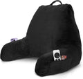 Nestl Reading Pillow with Shredded Memory Foam, Designed for Sitting Up in Bed and Couch, Back and Arms Adjustable Support for Adult &…