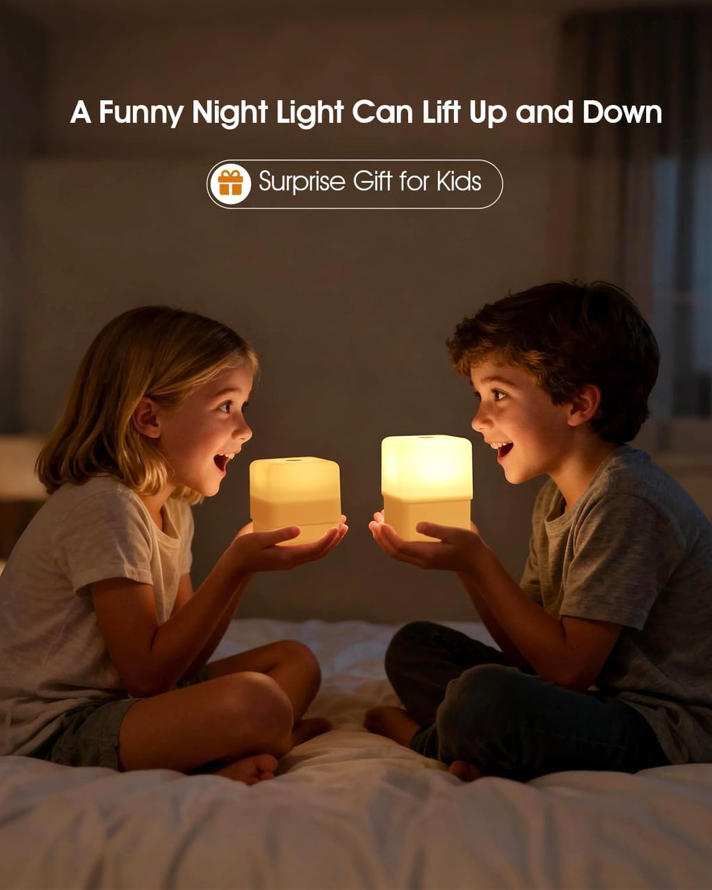 JJ&RY Cool Lift Touch Lamps for Nightstand, Cordless Warm Night Light for Baby Nursery/, Dimmable/2600K Amber/2000mAh Recharg…