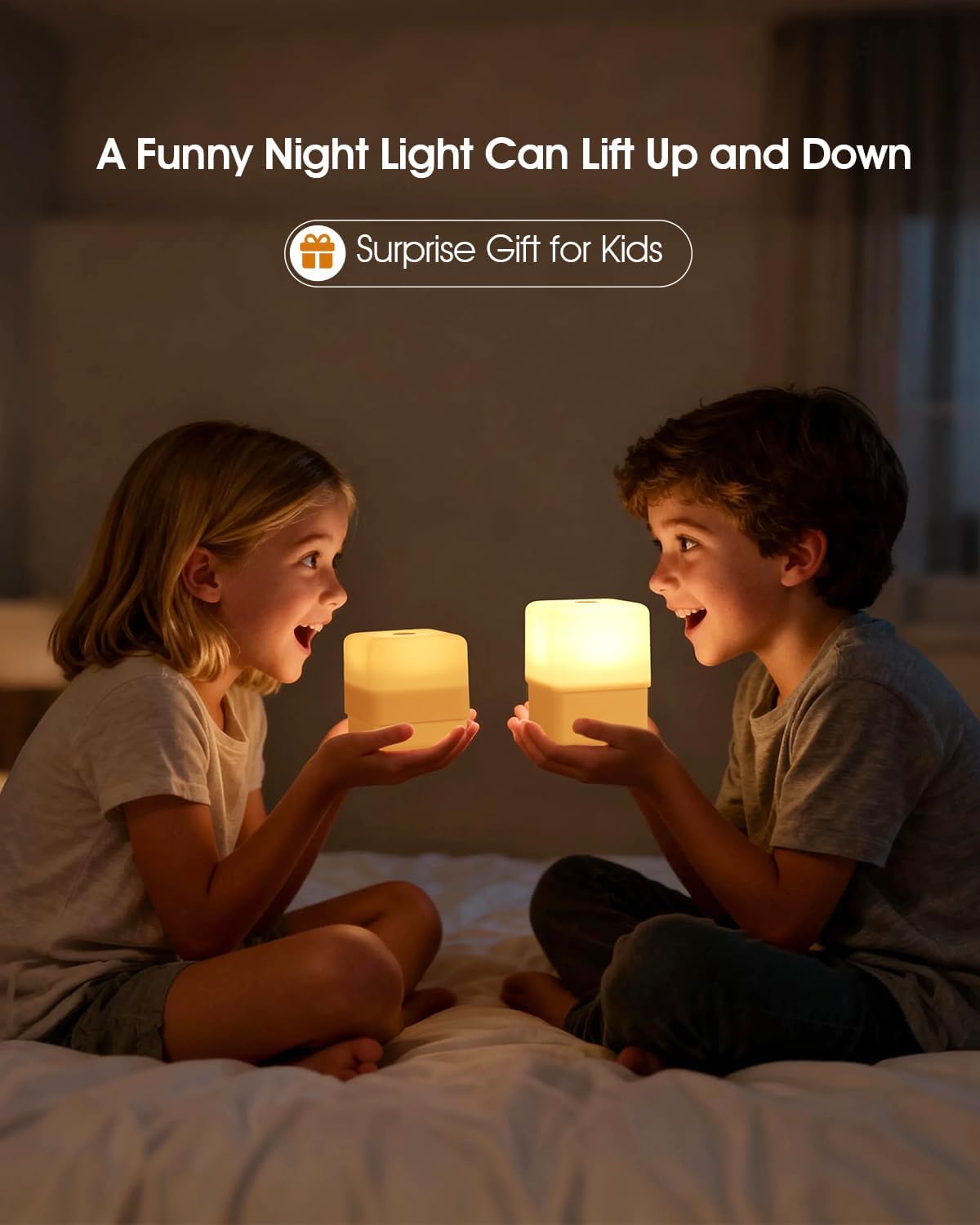 JJ&RY Cool Lift Touch Lamps for Nightstand, Cordless Warm Night Light for Baby Nursery/, Dimmable/2600K Amber/2000mAh Recharg…