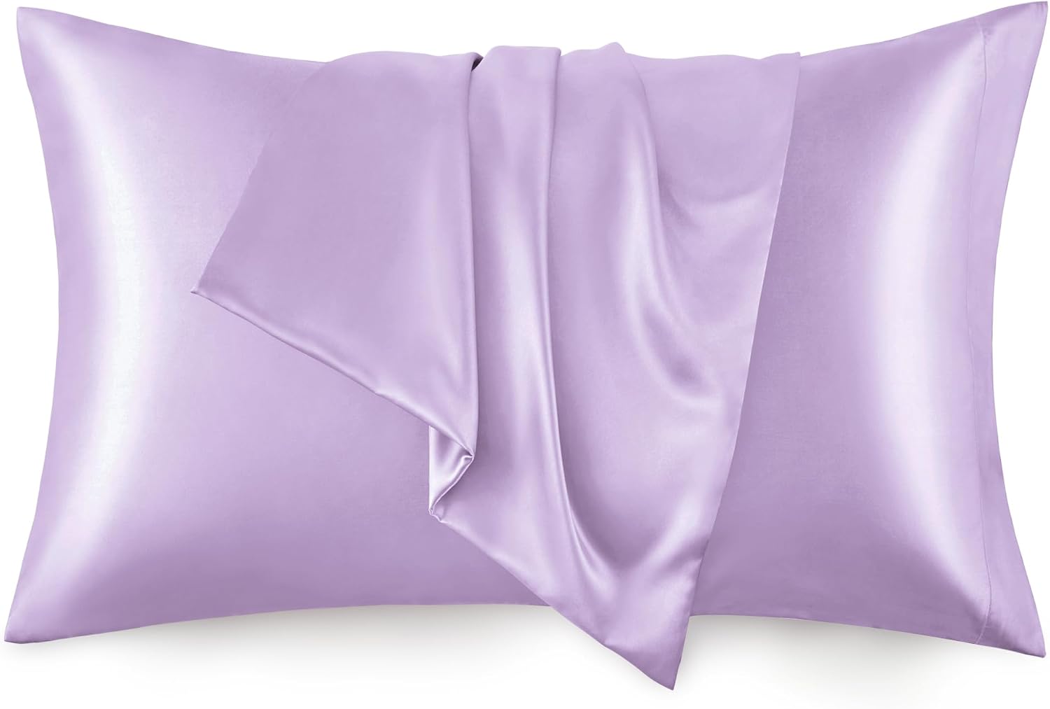 Lovescabin Love's cabin Satin Pillowcase Set of 2 King Size 20x36, Cooling Pillow Covers for Hair and Skin, Silky Smooth with Envelope Clos…