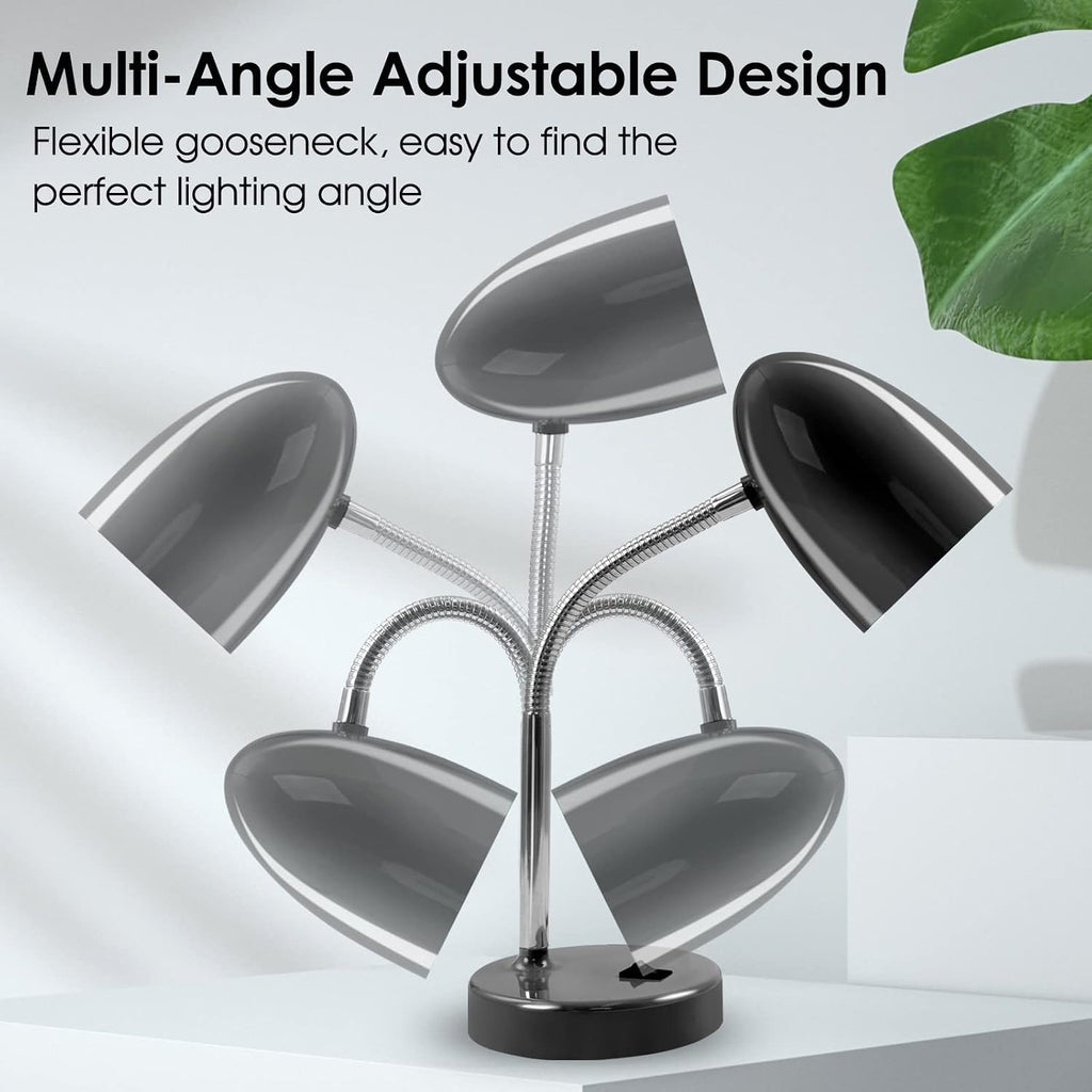 Eenergeticlighting E ENERGETIC LIGHTING LED Desk Lamp, 3.5W 240LM 4000K Cool White Study Lamps for Bedroom and Office, Eye Protection, ETL…