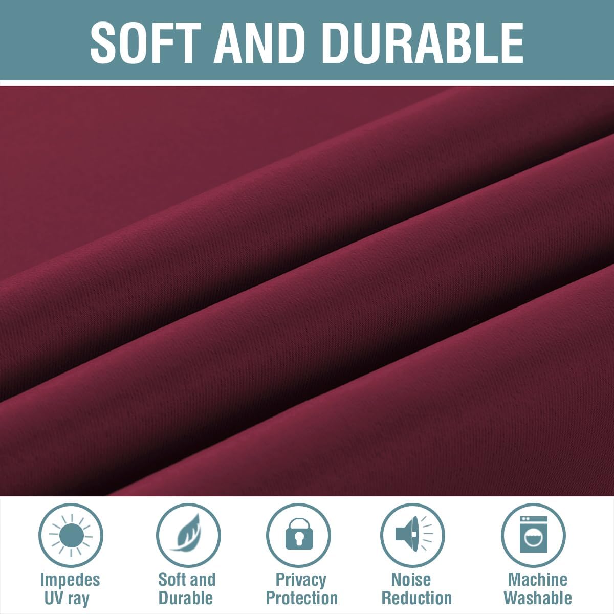 H.VERSAILTEX Christmas Curtain for Living Room Thermal Insulated Window Treatment Curtain Extra Long 108 inch Length Energy Sav…
