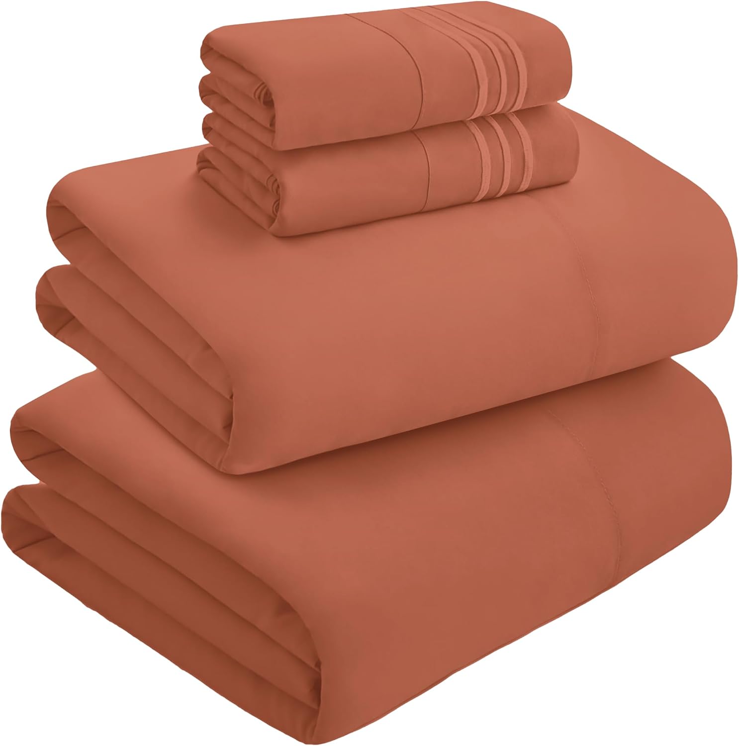 MocassiLuxuryBedding Mocassi Twin XL Size 4-Piece Bed Sheet Set - 1800 Hotel Quality Microfiber 18-24 Inches Extra Deep Pocket Fitted Sheet…
