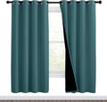 Nicetown Full Shade Curtain Panels, Pair of Energy Smart & Noise Blocking Out Blackout Drapes for Apartment Window, Thermal Insulated Guest…