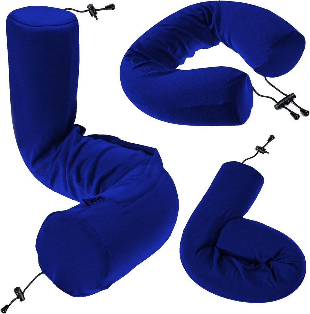 Dot&Dot Twist Memory Foam Travel Pillow for Airplanes - Travel Neck Pillow for Sleeping - Airplane Pillow for Neck Support - Adjusta…