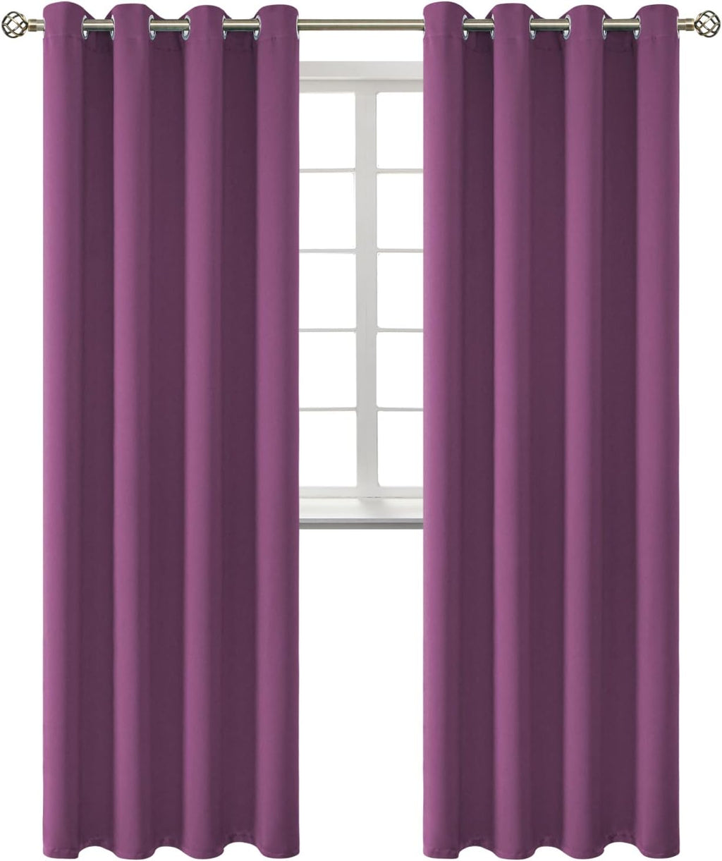 BGment Room Darkening Curtains 95 Inches Long - Grommet Thermal Insulated Drapes Window Treatment Curtains for Bedroom, 2 Panels, 52 x 95 I…