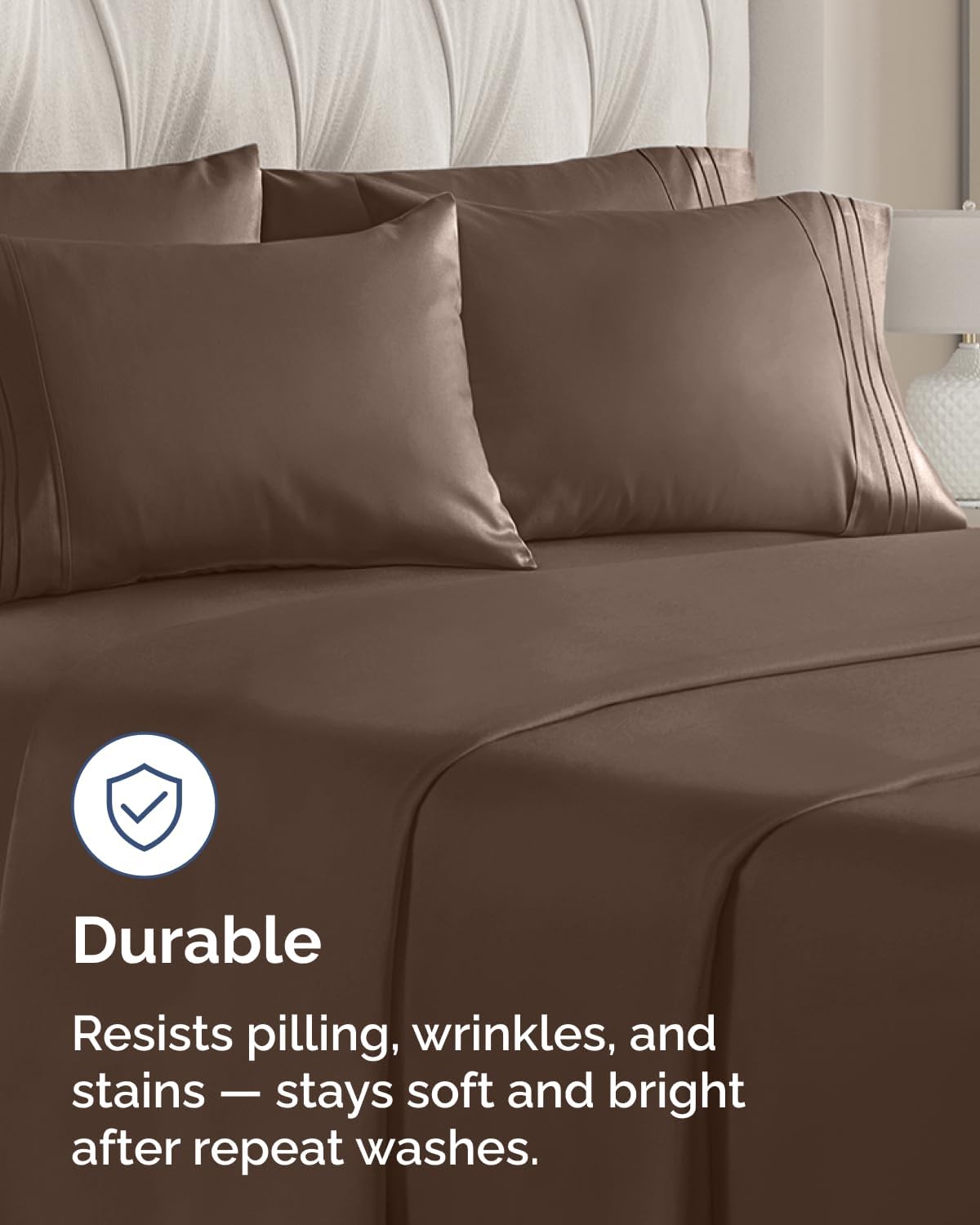 King Standard Pillow Cases Set of 10 - Ultra Soft Hotel Quality Pillowcase Covers - Comfy & Wrinkle Free - Shrink & Fade Resistant…