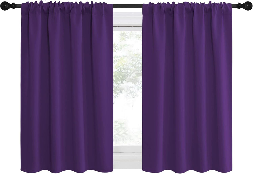 NICETOWN RV Blackout Curtains for Camper Windows, Kitchen Curtains Blackout Drapes & Curtains, Energy Smart Window Treatment Curtain…