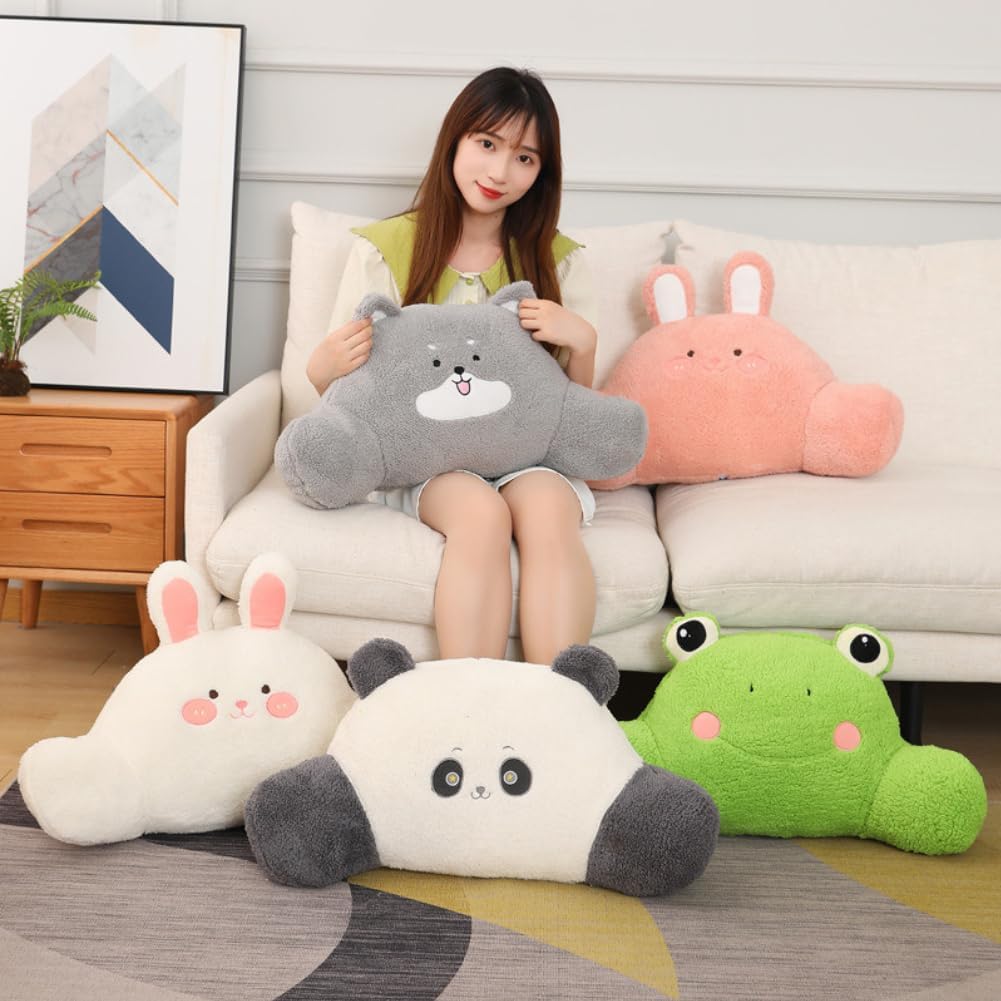Reading Pillow Back Pillow for Sitting Up in Bed Relax Bed Rest Pillow with Arms Office Car Seat Lumbar Support Cushion for Kids Teens…