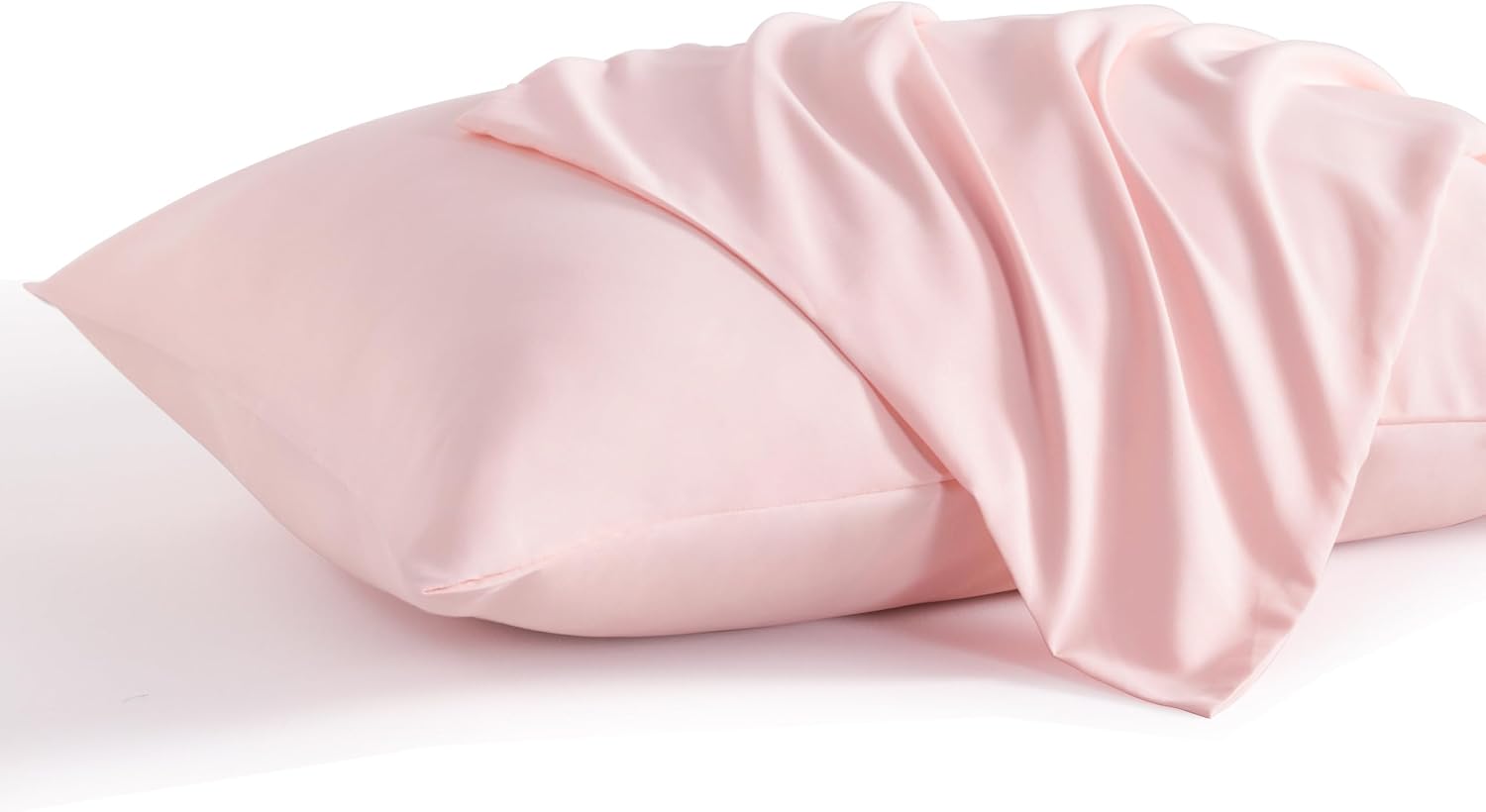 Ntbay Standard Pillow Cases Set of 2, 2 Pack Brushed Microfiber 20x26 Pillow Cases, Soft, Wrinkle, Fade, Stain Resistant Blush Pink Pillow…