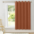 NICETOWN Room Darkening Curtains for Bedroom, Burnt Orange Thermal Insulated Drapes 72 inches Long for Office, Loft, Guestroom (1 Panel…