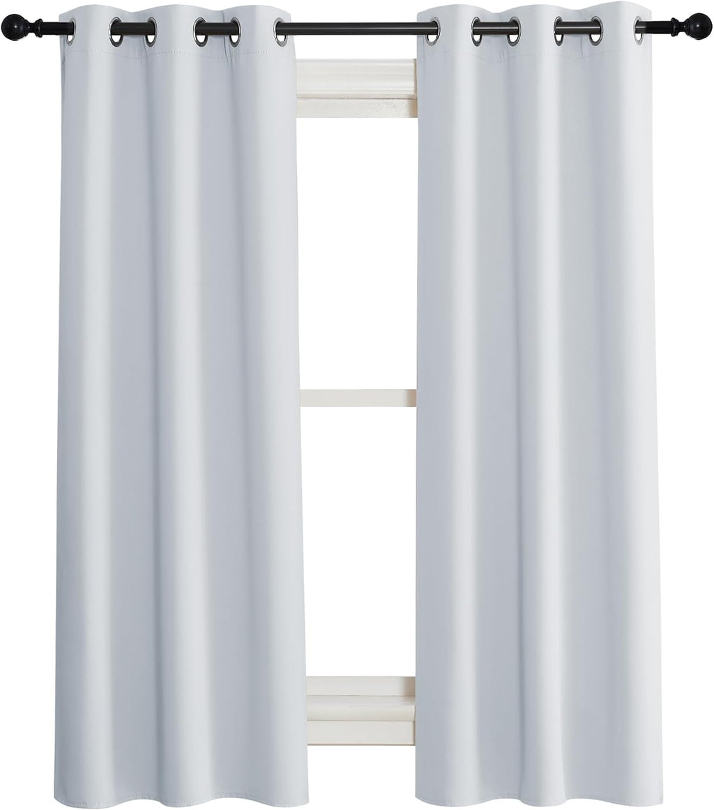 NICETOWN Room Darkening Window Treatment Curtain, Cloud Grey, Single Panel, 34 by 72, Energy Smart Thermal Insulated Block Out Sunlight…