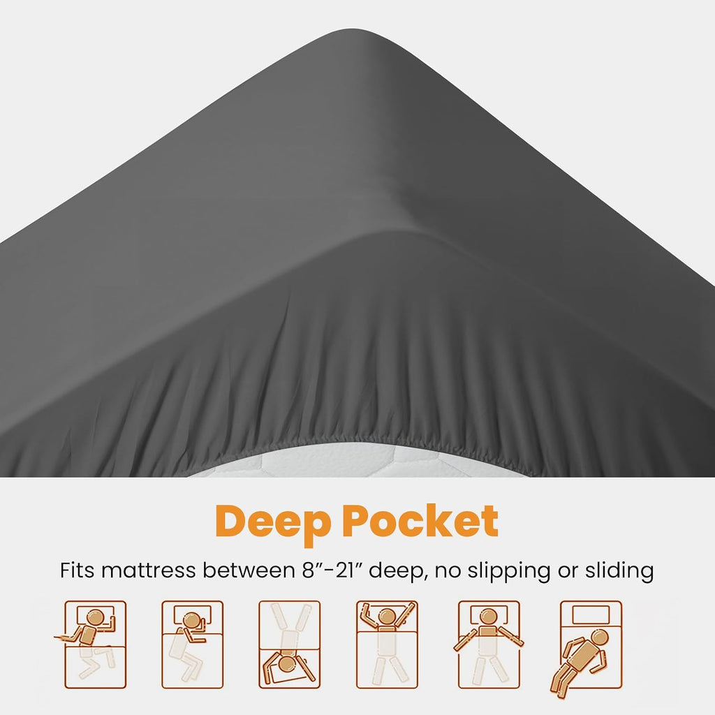 Matbeby Twin Size Mattress Pad - Cooling Breathable Mattress Topper, Quilted Fitted Mattress Protector, Pillow Top Mattress Cover with 8-21…