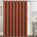 H.VERSAILTEX Blackout Patio Curtains 100 x 108 Inches for Sliding Door Extral Wide Blackout Curtain Panels Thermal Insulated Ro…