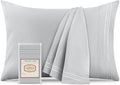 Mellanni Pillow Cases - Luxury, Extra Soft, Cooling Pillow Covers - 2 PC Iconic Collection Pillowcases - Envelope Closure (King 20" x 40",…