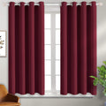 BGment Blackout Curtains for Bedroom - Grommet Thermal Insulated Room Darkening Curtains for Living Room, Set of 2 Panels, Each 46 x 54 Inc…