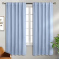 BGment Rod Pocket and Back Tab Curtains for Bedroom - Thermal Insulated Room Darkening Curtains for Living Room, 2 Window Curtain Panels (4…