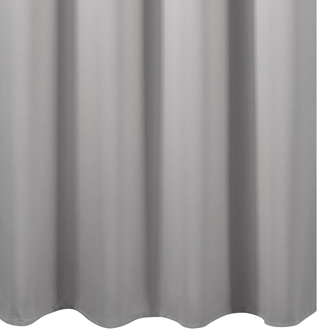Lemomo Blackout Curtains 52 x 84 inch/Light Grey Curtains Set of 2 Panels/Thermal Insulated Room Darkening Bedroom Curtains 84 inch Grey